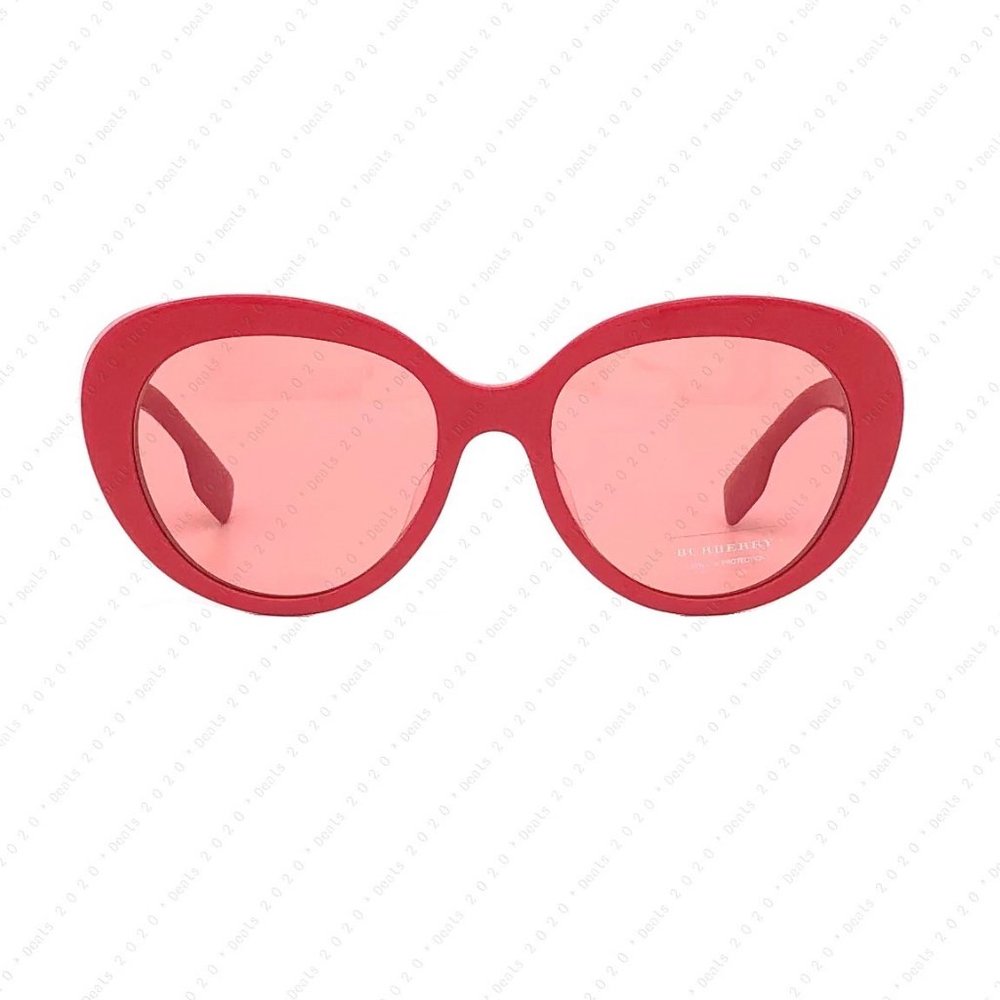 New Burberry Rose BE4298F 391984 54mm Red Sunglasses - Picture 2 of 11
